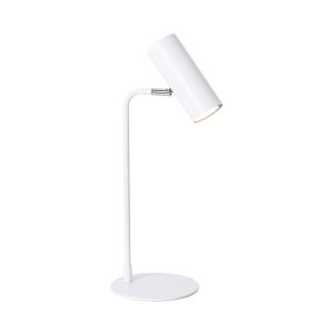 LÁMPARA DE SOBREMESA DE METAL BLANCO 17*16*43 CM