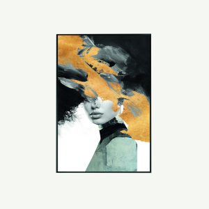 CUADRO MARCO NEGRO FOTO CRISTAL TEMPLADO 120*80 CM