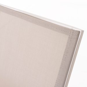 SILLA ENMA APILABLE EXTERIOR, ALUMINIO BEIGE Y TEXTILENE BEIGE 86*56*64 CM